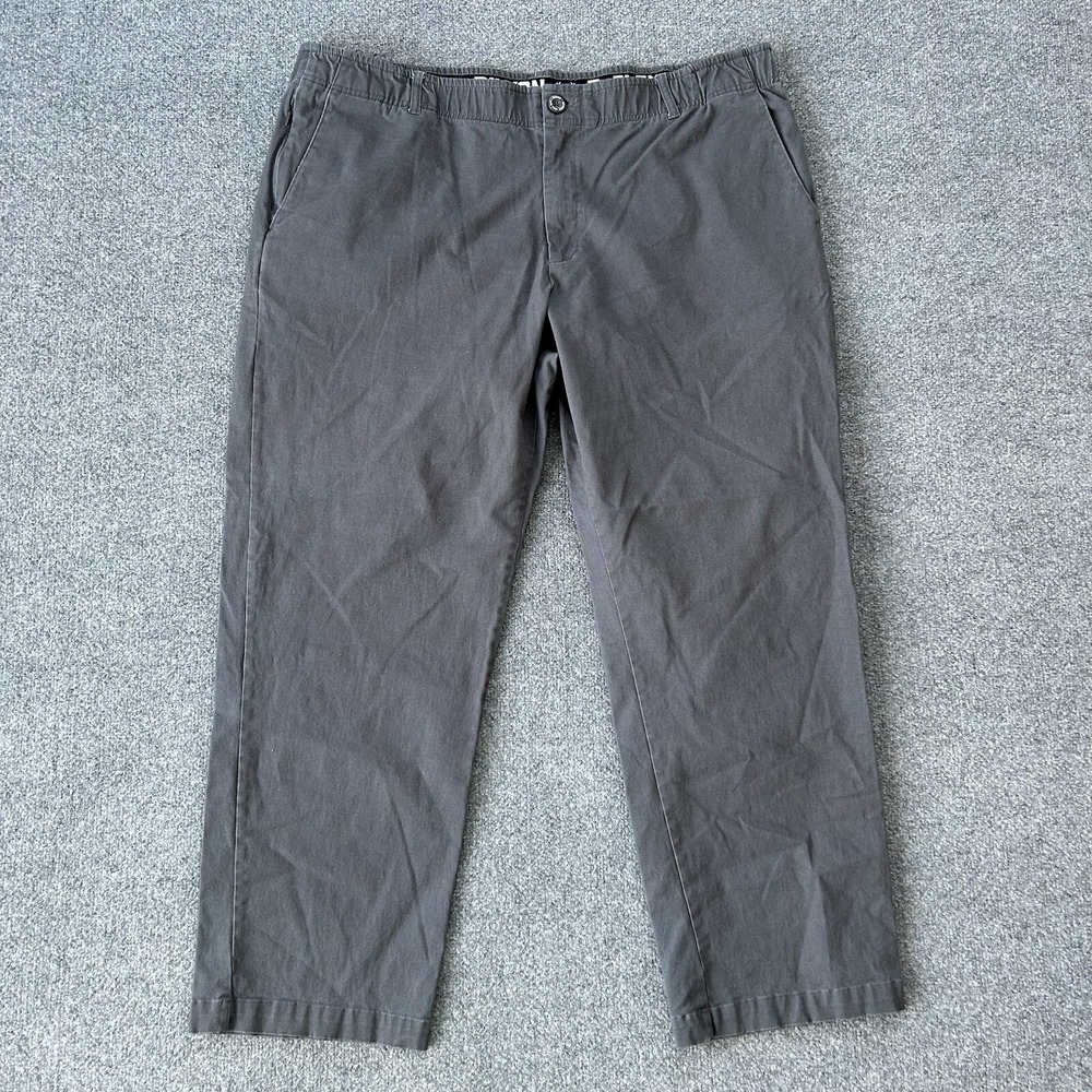 Dixxon Flannel Pants Men 44 x 30 DFlexx Grey Active Chino Straight‎ Stretch P11
